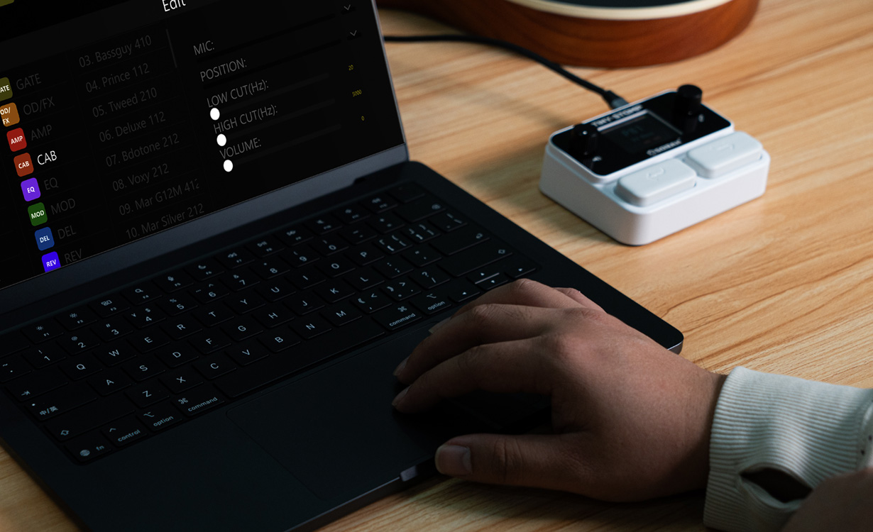 手机 App 与电脑软件操作，快速调节与管理音色